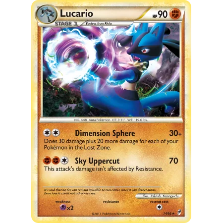 Lucario (Reverse Holo)
