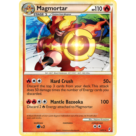 Magmortar (Reverse Holo)