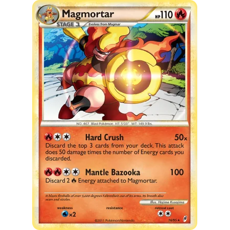 Magmortar (Reverse Holo)