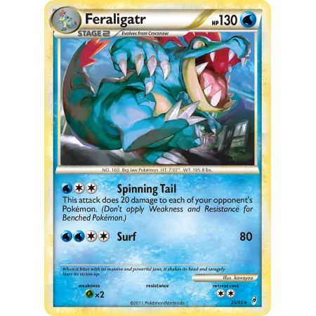 Feraligatr (Reverse Holo)