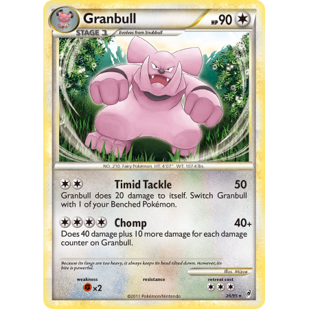 Granbull (Reverse Holo)
