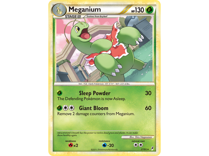 Meganium (Reverse Holo)