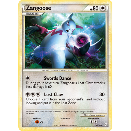 Zangoose (Reverse Holo)