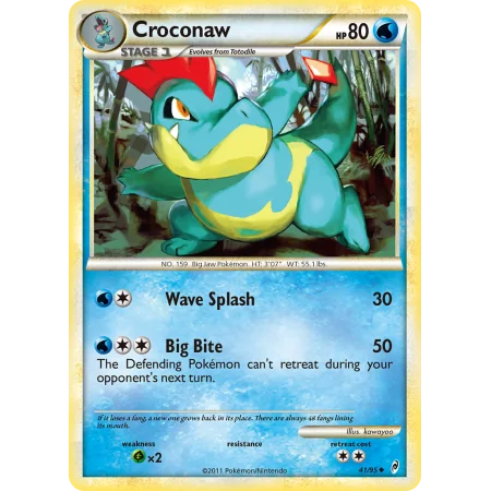 Croconaw (Reverse Holo)