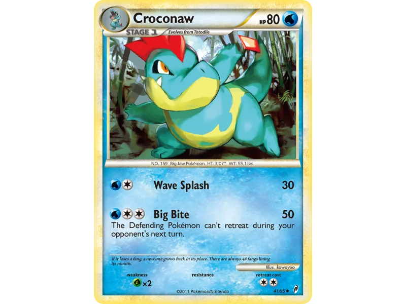 Croconaw (Reverse Holo)