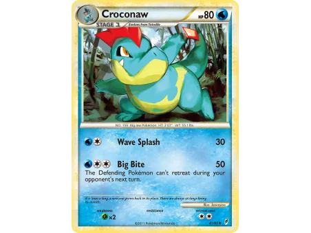 Croconaw (Reverse Holo)