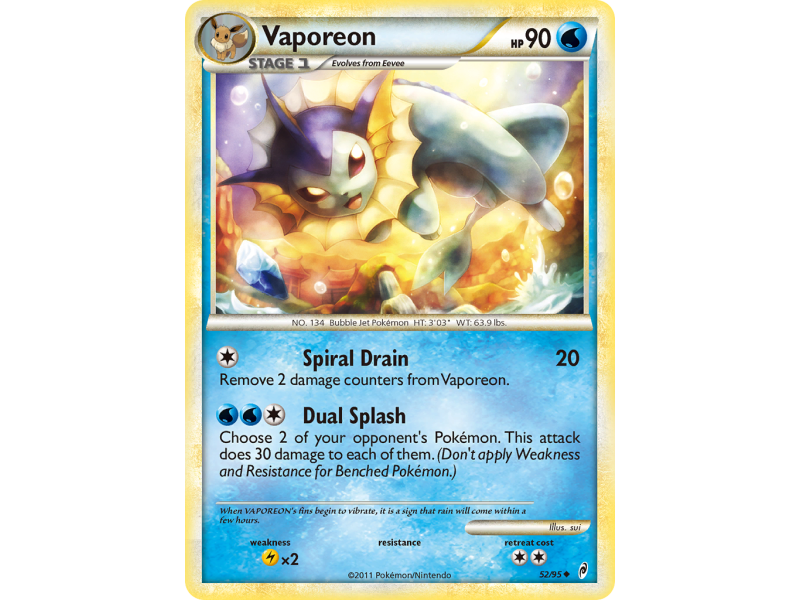 Vaporeon (Reverse Holo)