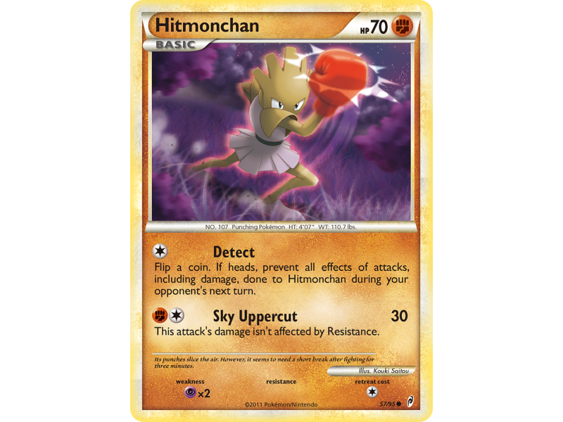 Hitmonchan (Reverse Holo)