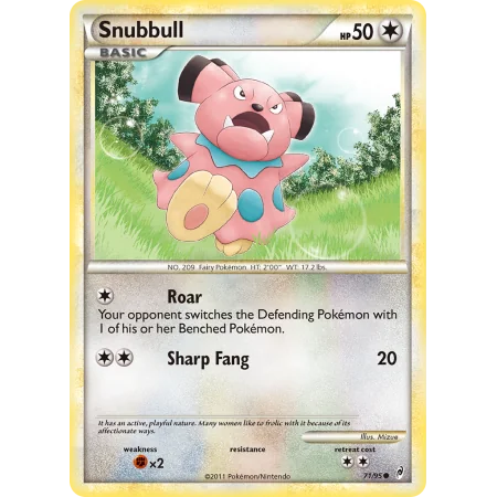Snubbull (Reverse Holo)