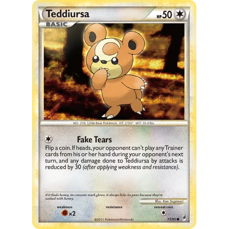 Teddiursa (Reverse Holo)