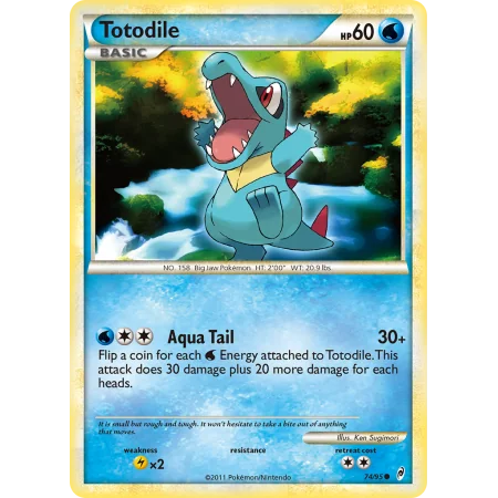 Totodile (Reverse Holo)