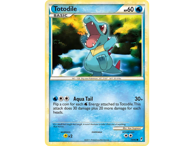 Totodile (Reverse Holo)