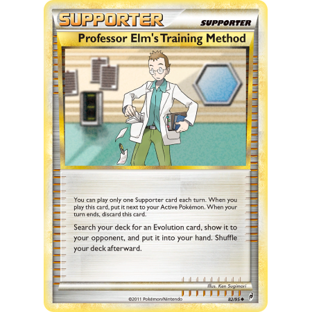 Professor Elm's Training Method (Reverse Holo)