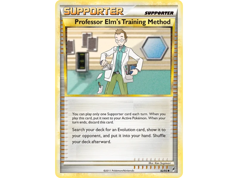 Professor Elm's Training Method (Reverse Holo)