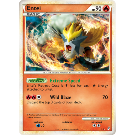Entei (Reverse Holo)