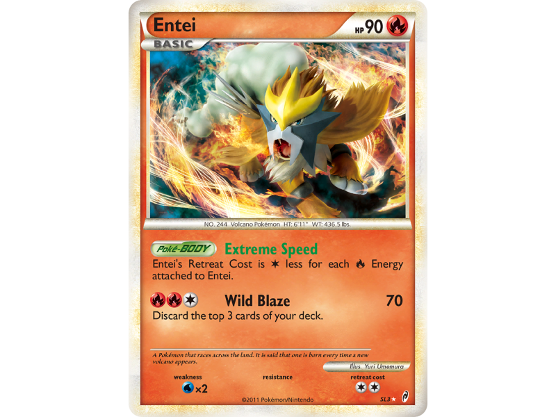Entei (Reverse Holo)