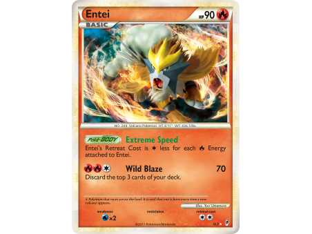 Entei (Reverse Holo)