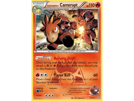 Team Magma's Camerupt (Reverse Holo)