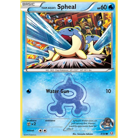 Team Aqua's Spheal (Reverse Holo)