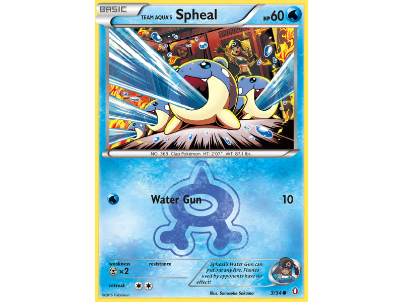 Team Aqua's Spheal (Reverse Holo)