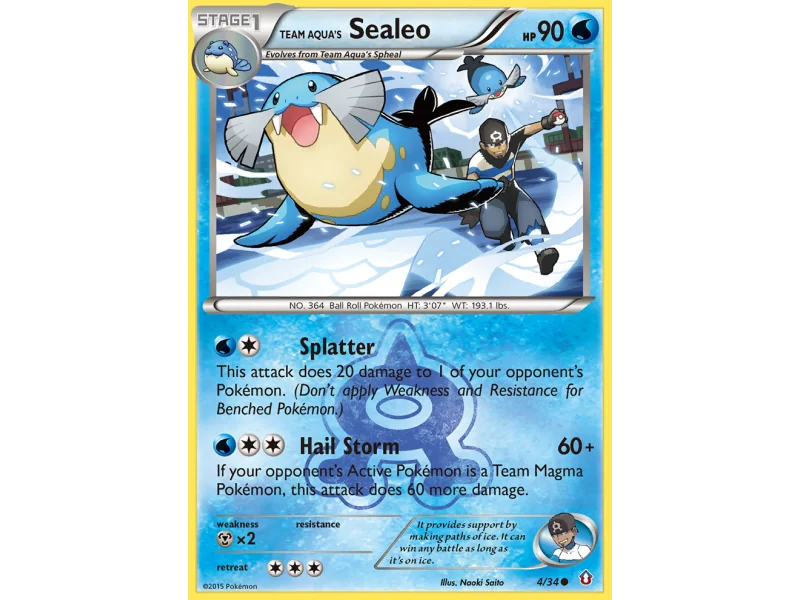 Team Aqua's Sealeo (Reverse Holo)
