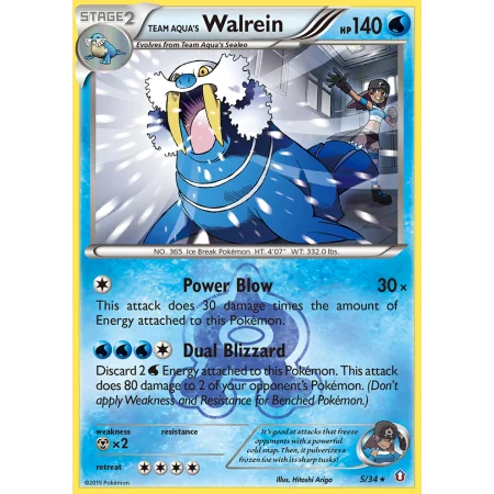 Team Aqua's Walrein (Holo)