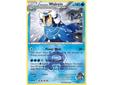 Team Aqua's Walrein (Reverse Holo)