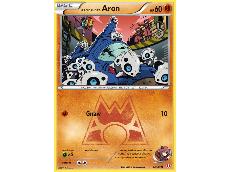 Team Magma's Aron