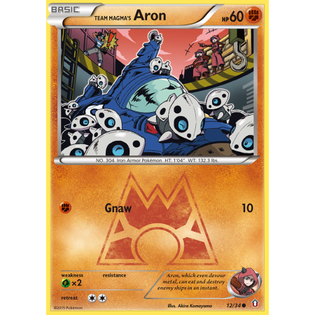 Team Magma's Aron (Reverse Holo)