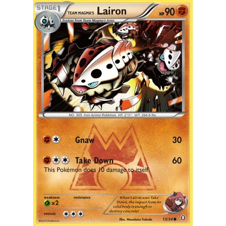 Team Magma's Lairon