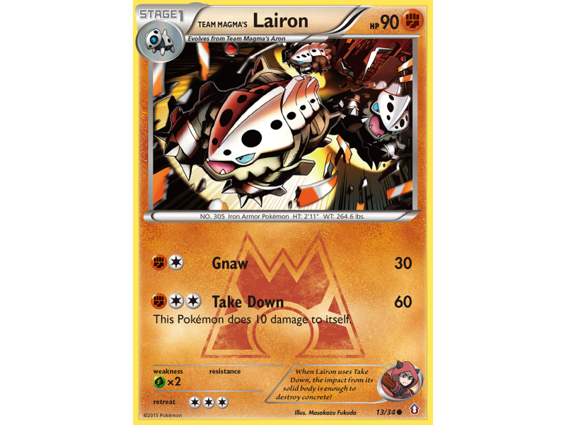 Team Magma's Lairon