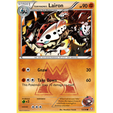 Team Magma's Lairon (Reverse Holo)