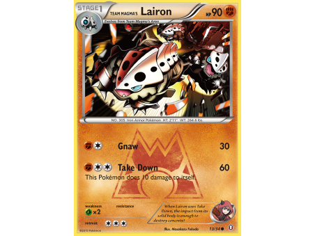 Team Magma's Lairon (Reverse Holo)