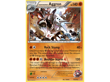 Team Magma's Aggron (Reverse Holo)