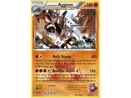 Team Magma's Aggron (Reverse Holo)