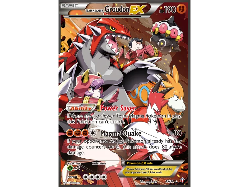 Team Magma's Groudon-EX