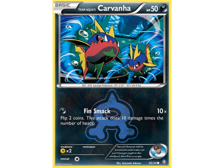 Team Aqua's Carvanha (Reverse Holo)