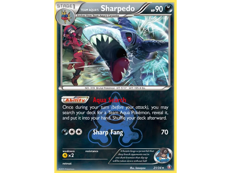 Team Aqua's Sharpedo (Holo)