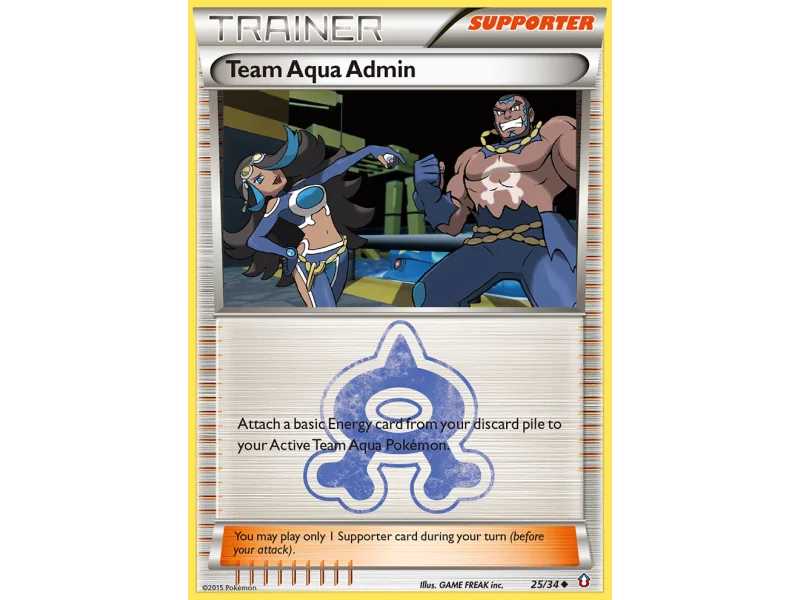 Team Aqua Admin (Reverse Holo)