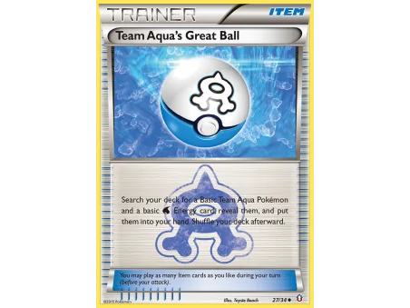 Team Aqua's Great Ball (Reverse Holo)