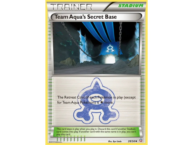 Team Aqua's Secret Base (Reverse Holo)
