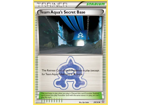 Team Aqua's Secret Base (Reverse Holo)