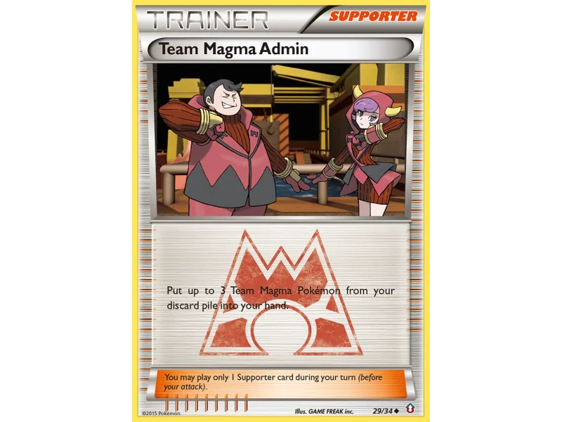 Team Magma Admin (Reverse Holo)