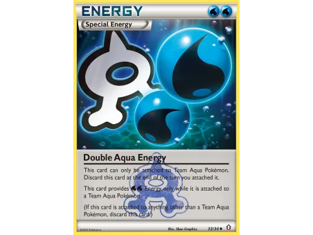 Double Aqua Energy (Reverse Holo)
