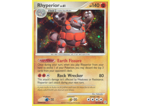 Rhyperior (Reverse Holo)