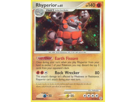 Rhyperior (Reverse Holo)