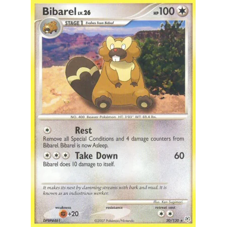 Bibarel (Reverse Holo)
