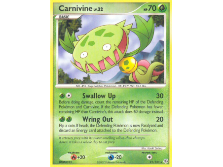 Carnivine (Reverse Holo)