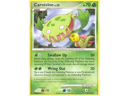Carnivine (Reverse Holo)