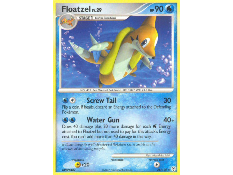 Floatzel (Reverse Holo)